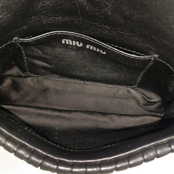 Crystal Mini Lambskin Black