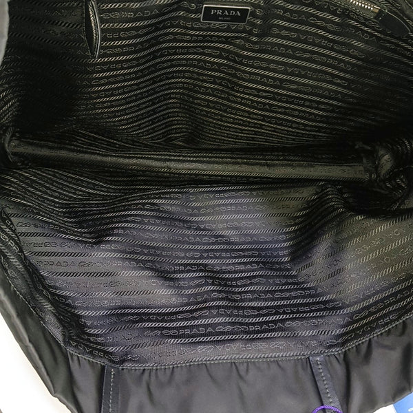Nylon Tote Bag Medium Black