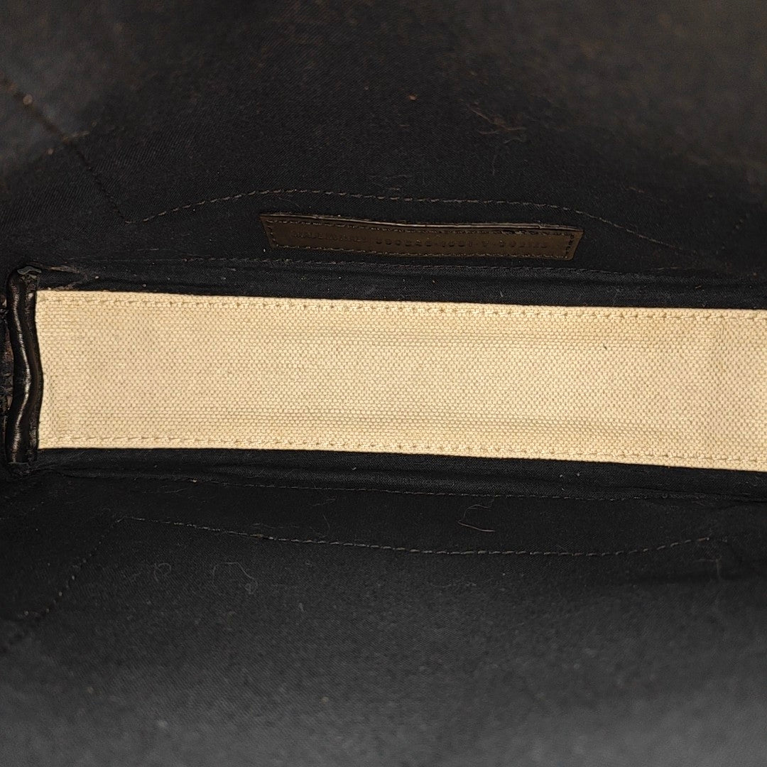 Navy Mini Canvas Beige