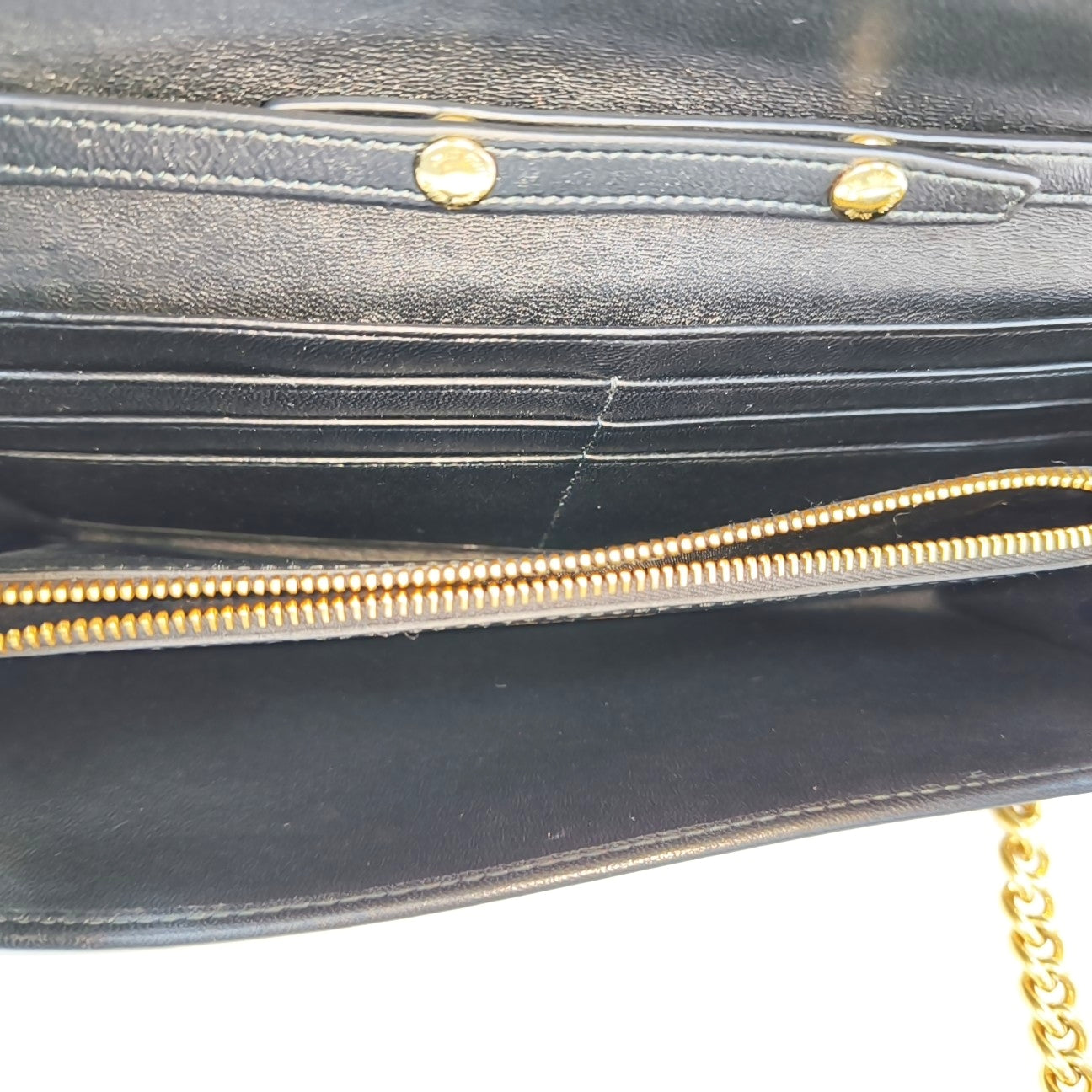Quilted Lambskin Shoulder Bag Black