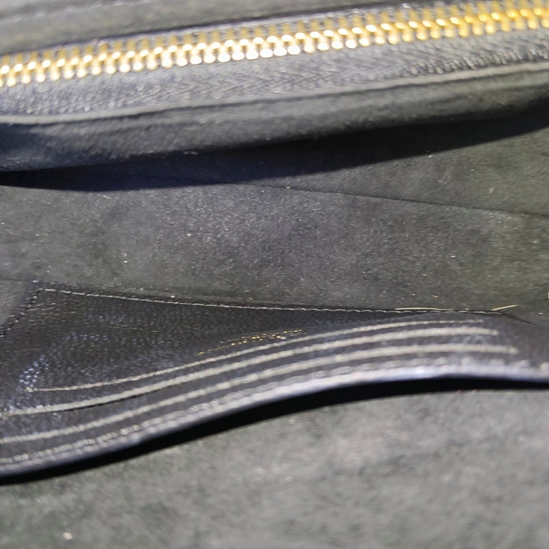 IVY Monogram Calfskin Black