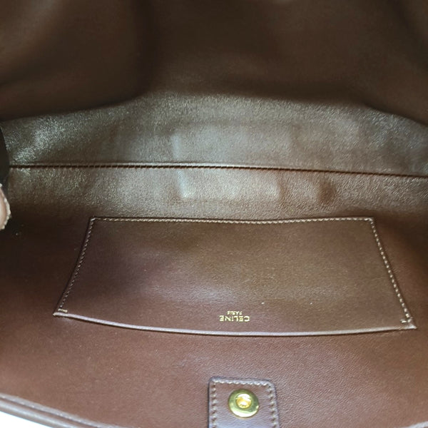 Calfskin Shoulder Bag Brown