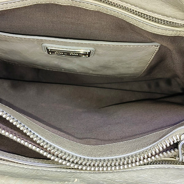 Shoulder Strap Calfskin Gray