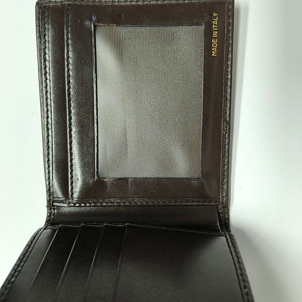 Coated Canvas Wallet Beige