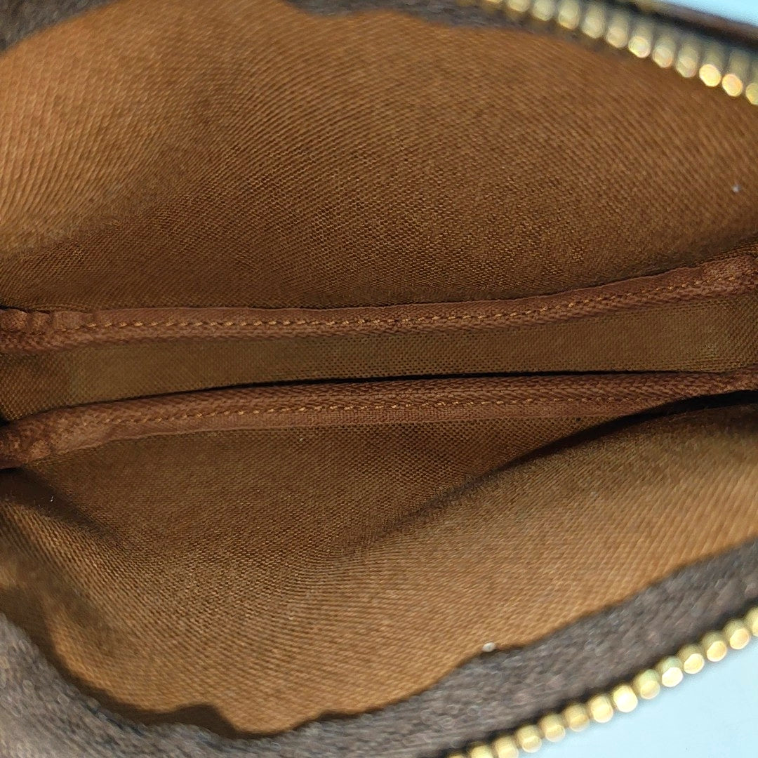 ACCESSOIRES Mini Monogram Coated Canvas Brown