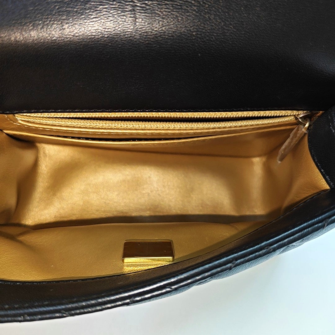 CLASSIC FLAP Mini Quilted Lambskin Black