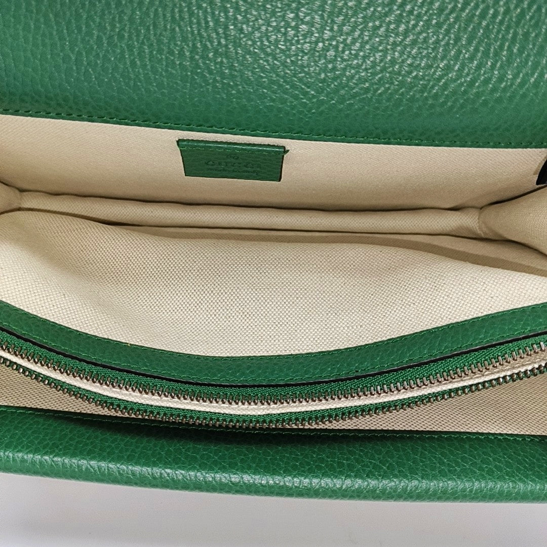 Dionysus Small Calfskin Green