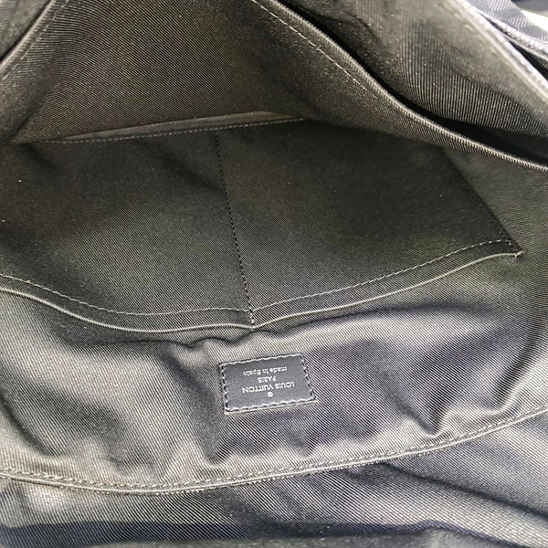 DISTRICT MM Damier Graphite Coated Canvas Gray