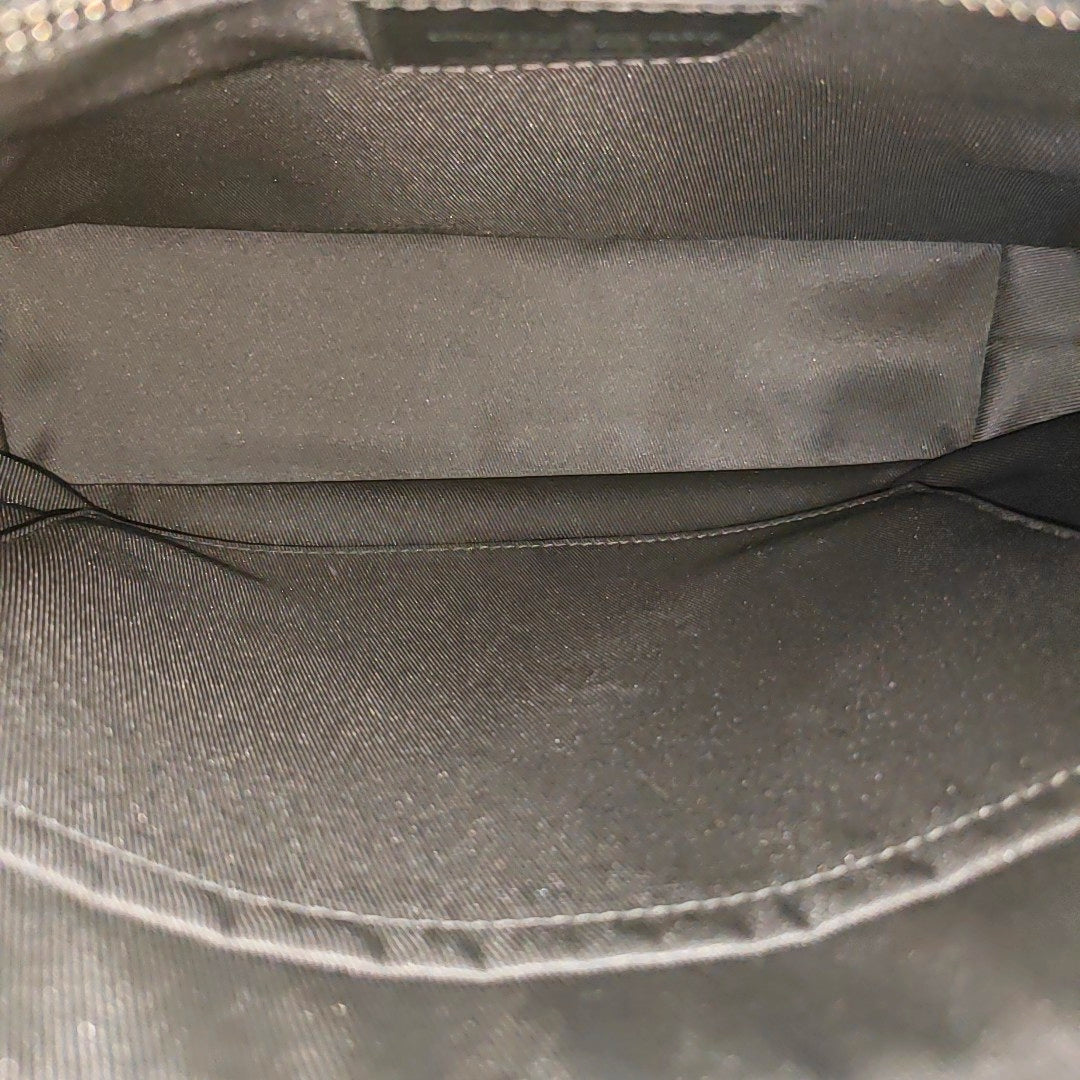 VOYAGER PM Monogram Coated Canvas Black