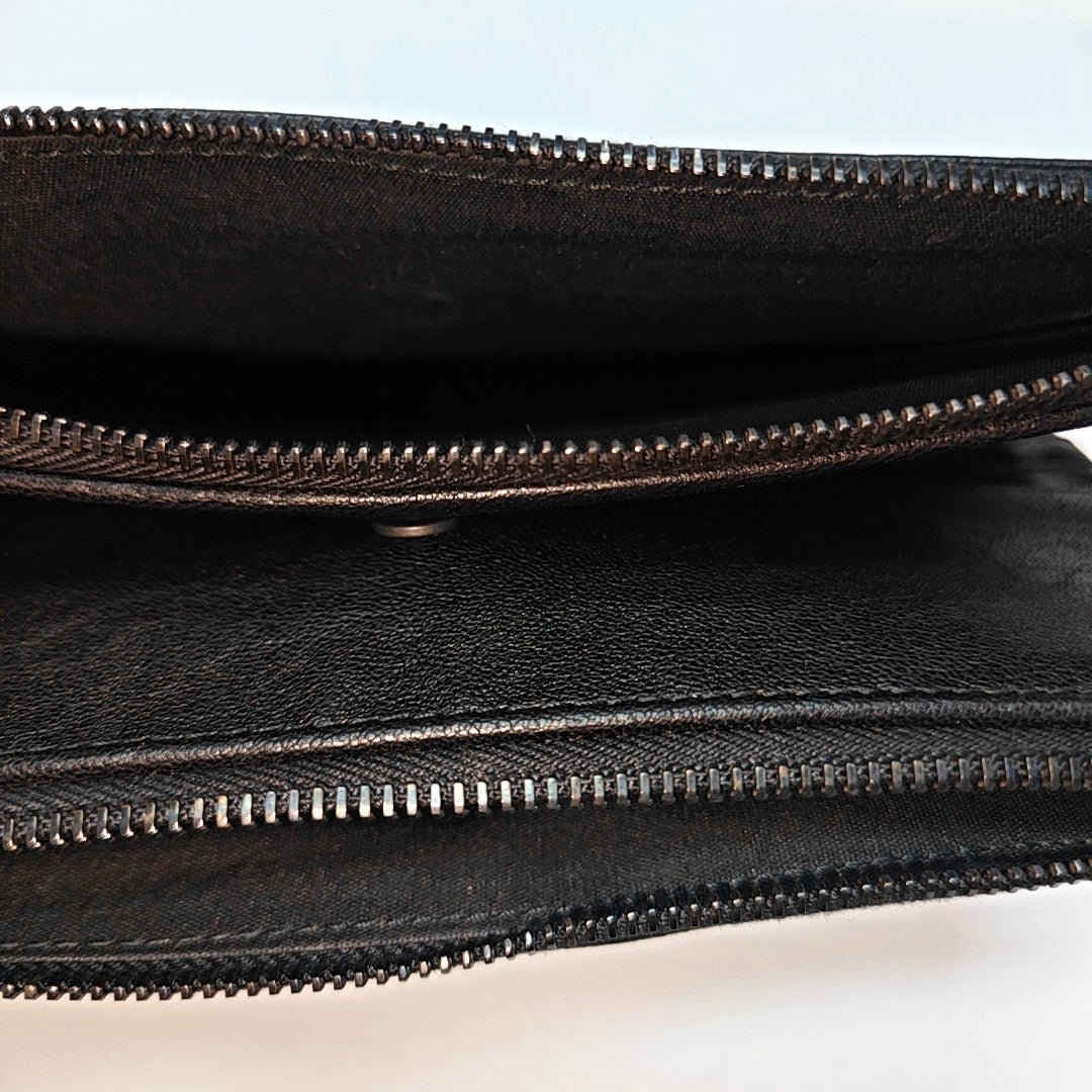 Calfskin Wallet Black