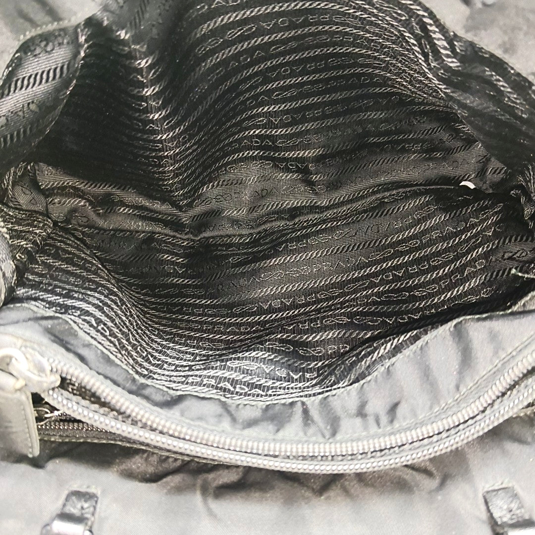 Nylon Tote Bag Black