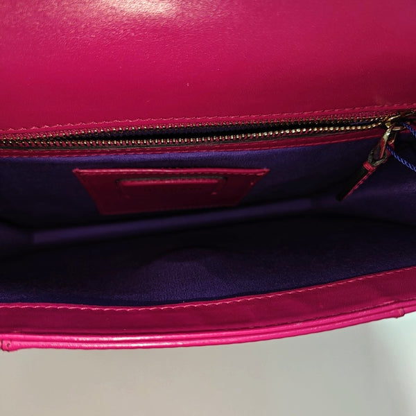SERPENTI FOREVER Medium Quilted Calfskin Red