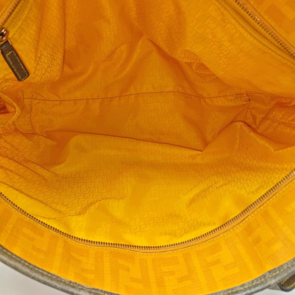 Coated Canvas Tote Bag Gold