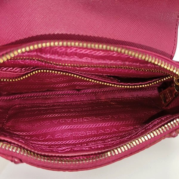 Nylon Shoulder Bag Red