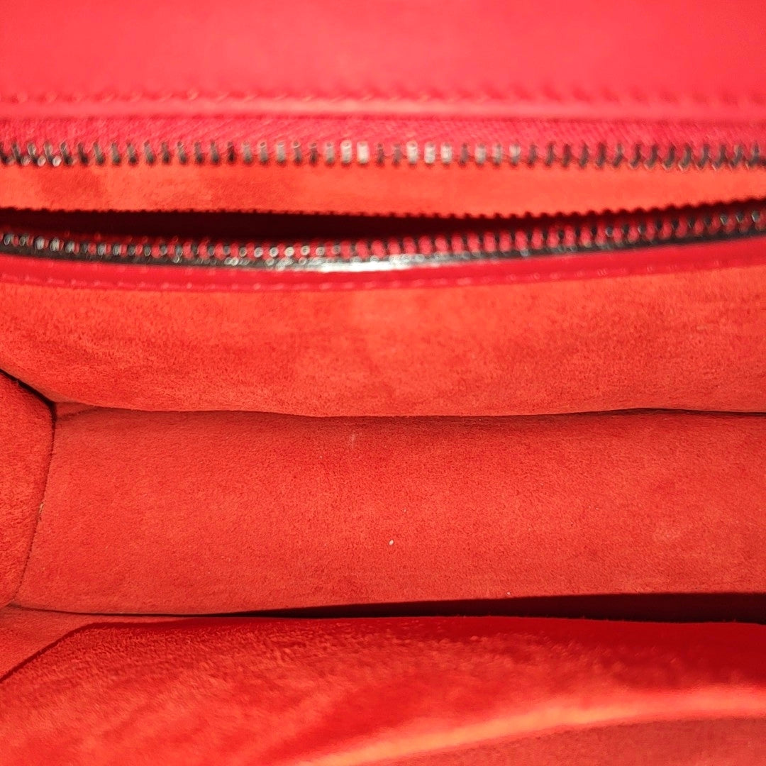 Diorama Small Cannage Calfskin Red