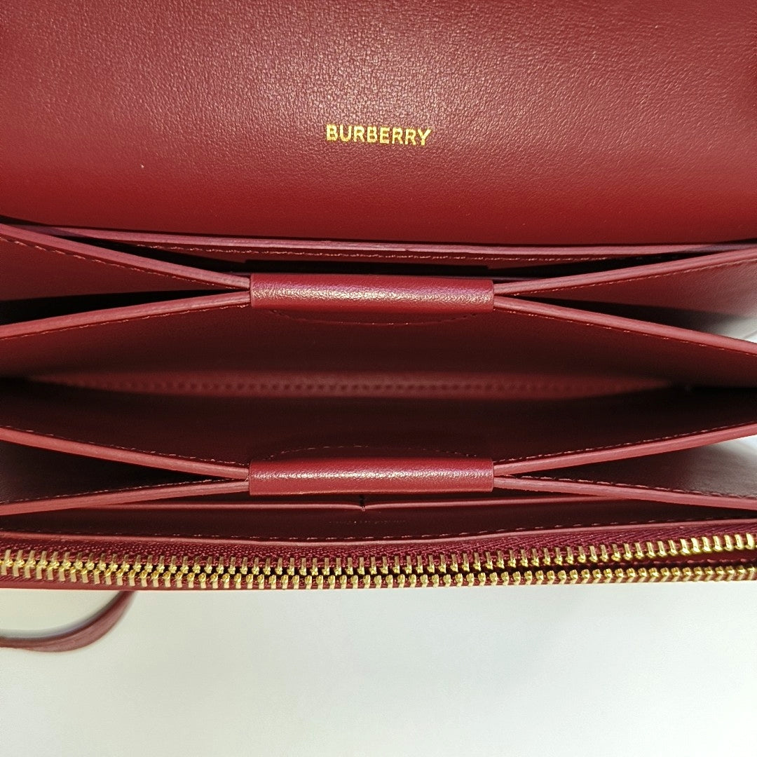 Calfskin Shoulder Bag Red