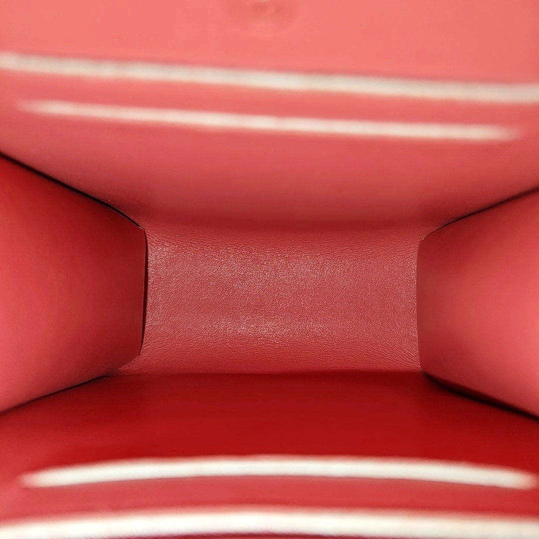 DOUBLE CC Quilted Grained Calfskin Pink