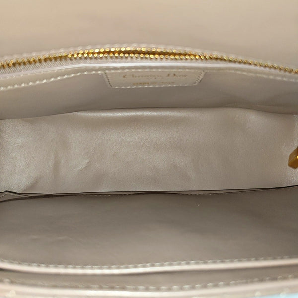 Dior Caro Medium Cannage Calfskin Gray