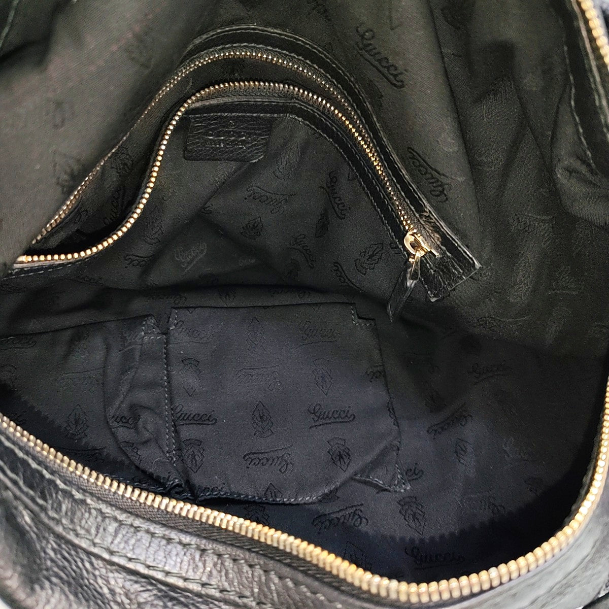 Calfskin Top Handle Bag Black