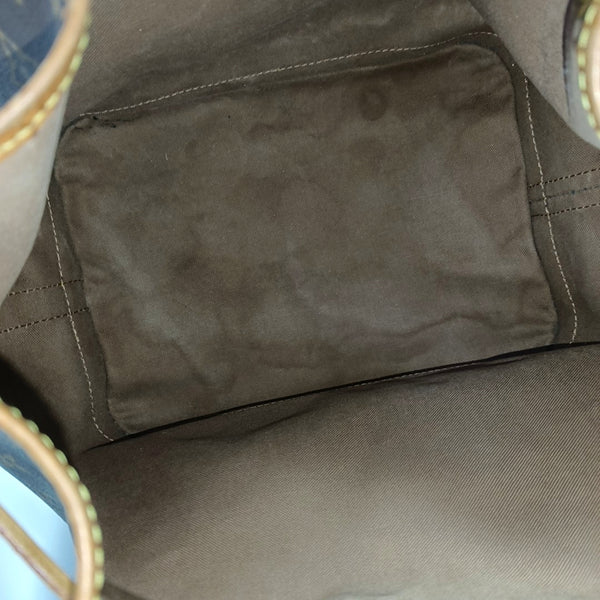 NOÉ MM Monogram Coated Canvas Brown