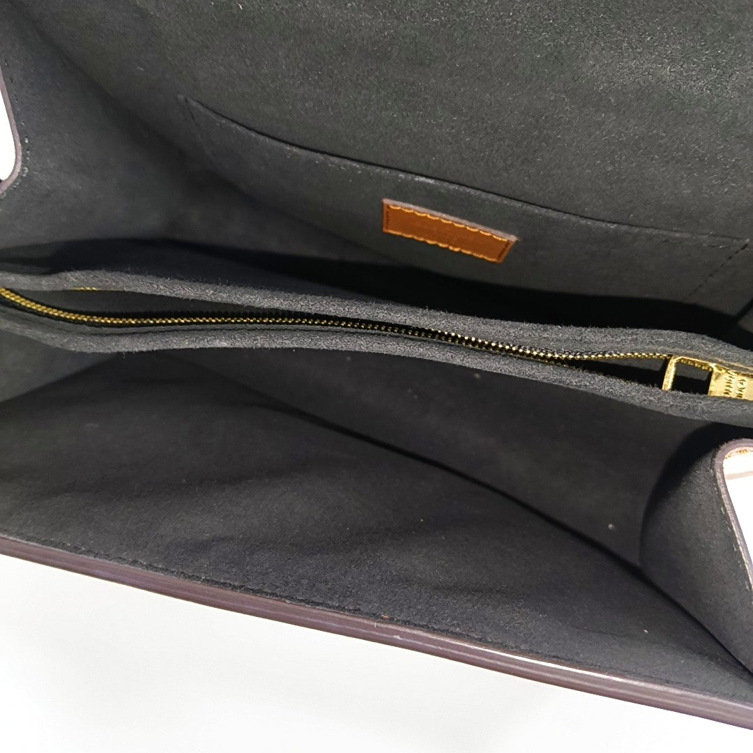 DAUPHINE MM Monogram Coated Canvas Brown