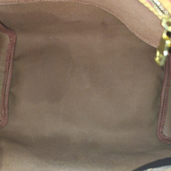 SPEEDY 25 Monogram Coated Canvas Brown