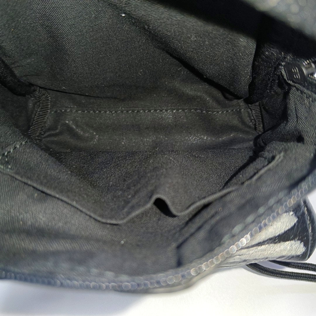 Lambskin Shoulder Bag Black