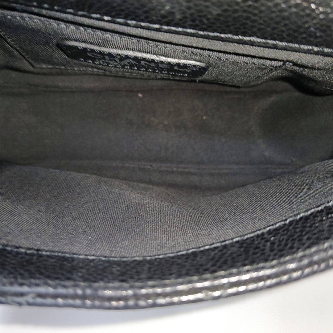 SO BLACK Quilted Grained Calfskin Black