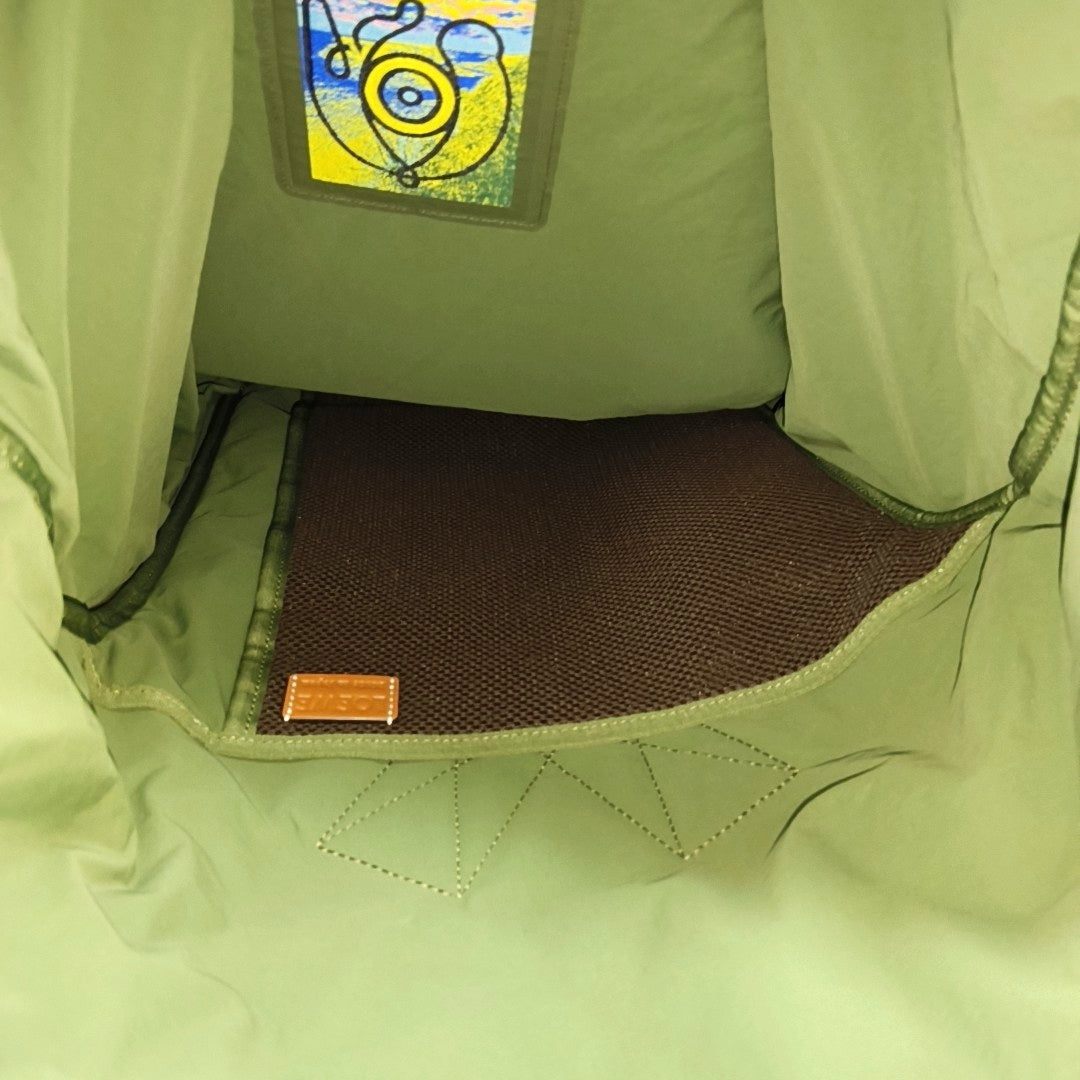 Nylon Backpack Large Green