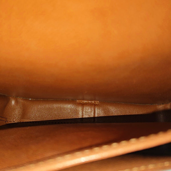 CARTOUCHIERE MM Monogram Coated Canvas Brown