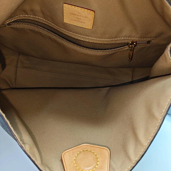 GRACEFUL TPM Monogram Coated Canvas Brown