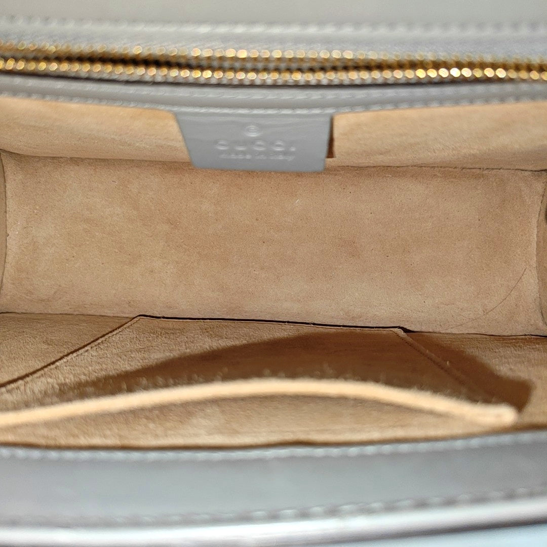 Authenticated pre-owned  Sylvie Small Calfskin Grey - Shoulder Bag at Looply