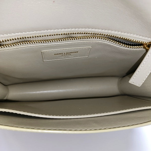 LE CARRÉ Small Calfskin White