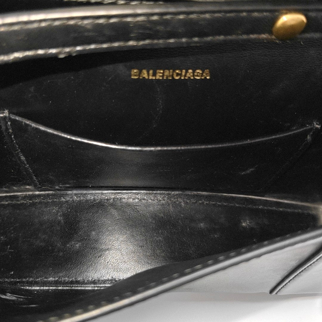 Hourglass S Calfskin Black