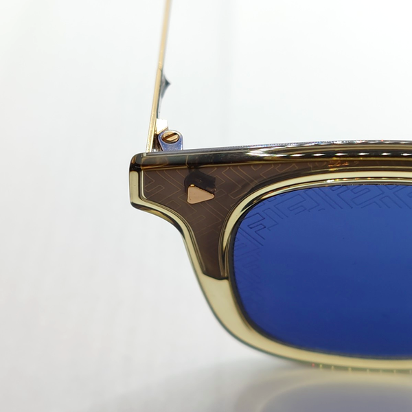 Blue Synthetic Sunglasses