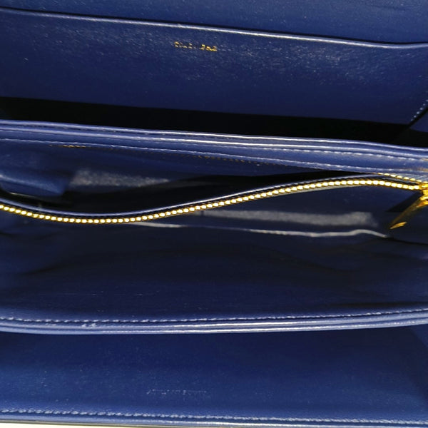 Authenticated pre-owned  TRIOMPHE Medium Calfskin Blue - Crossbody Bag at Looply