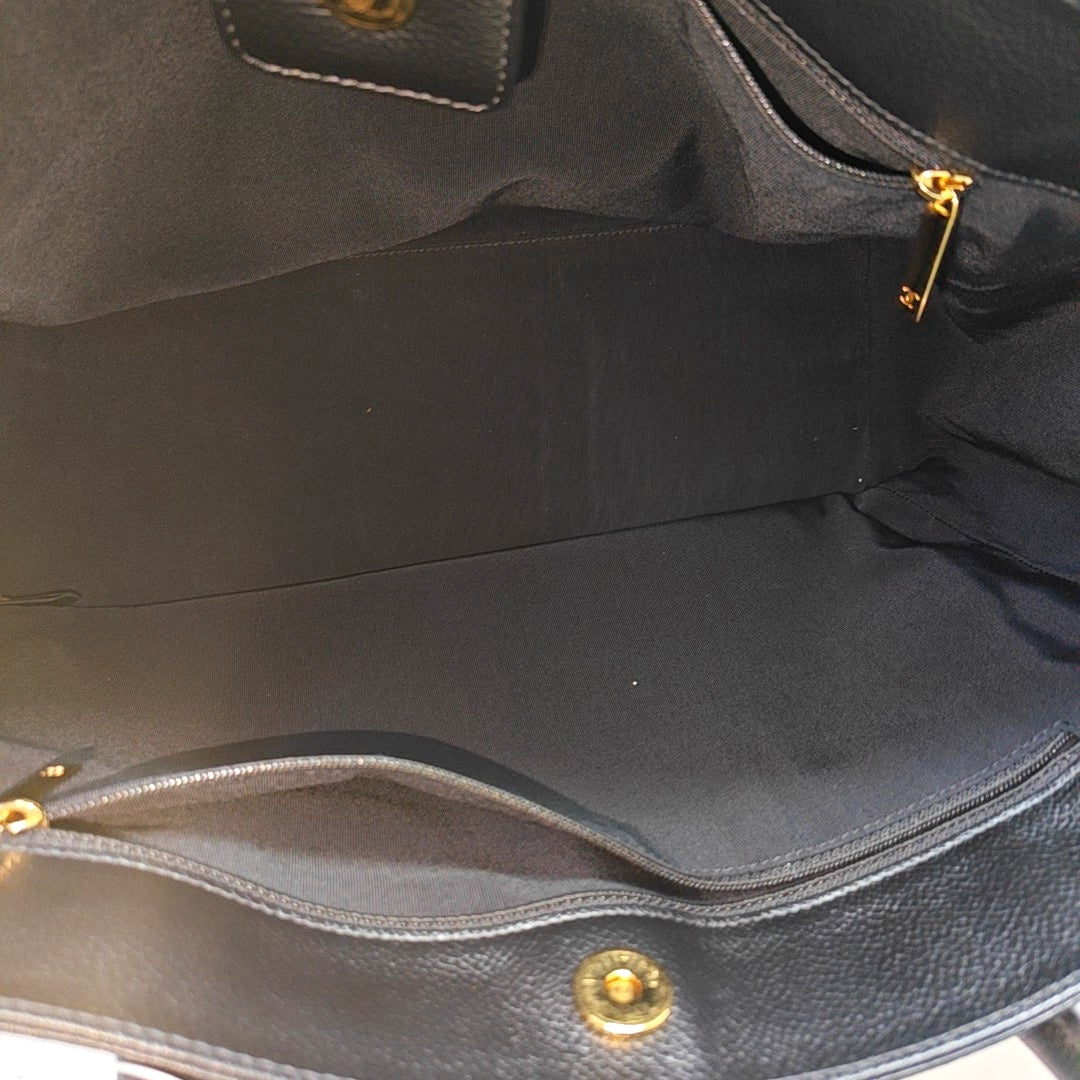CERF Extra Large Grained Calfskin Black