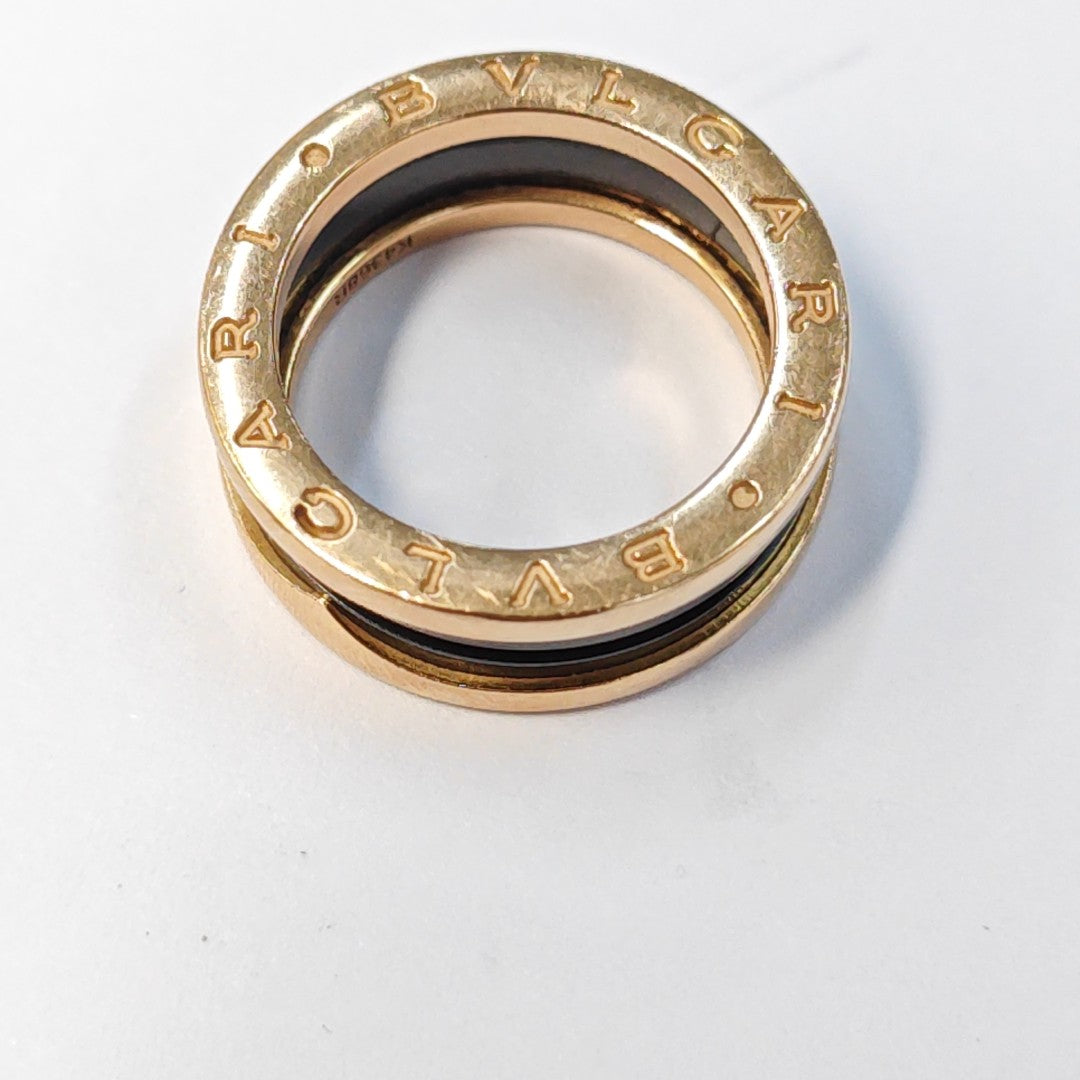 B.ZERO1 18k Rose Gold Ring EU 53