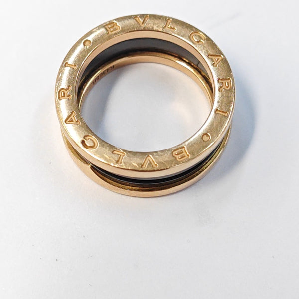 B.ZERO1 18k Rose Gold Ring EU 53