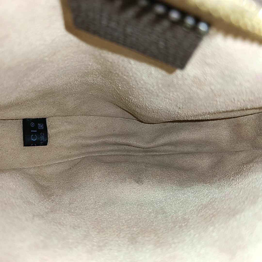 Authenticated pre-owned  Ophidia Mini Monogram Coated Canvas Beige - Shoulder Bag at Looply