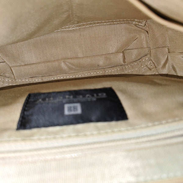 Leather Top Handle Bag Brown