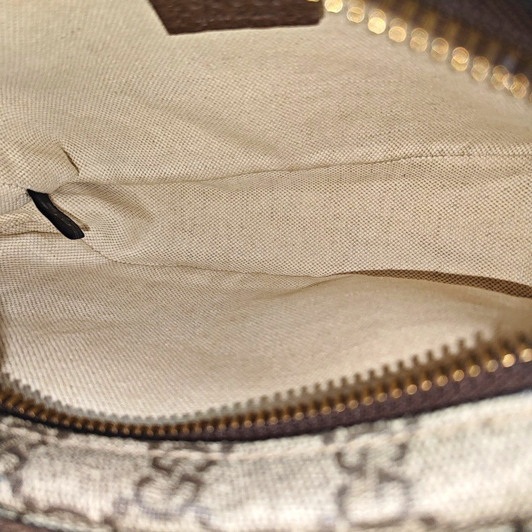 Authenticated pre-owned  Ophidia Small Monogram Coated Canvas Beige - Shoulder Bag at Looply