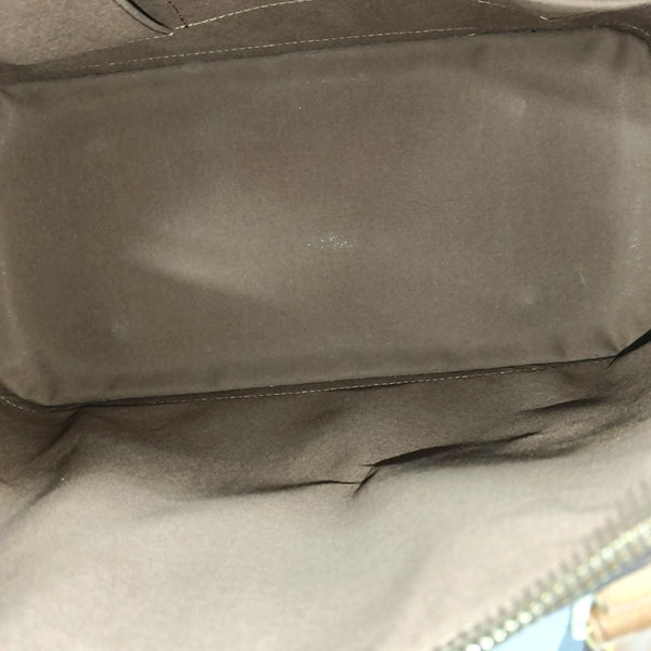 ALMA GM Monogram Coated Canvas Brown