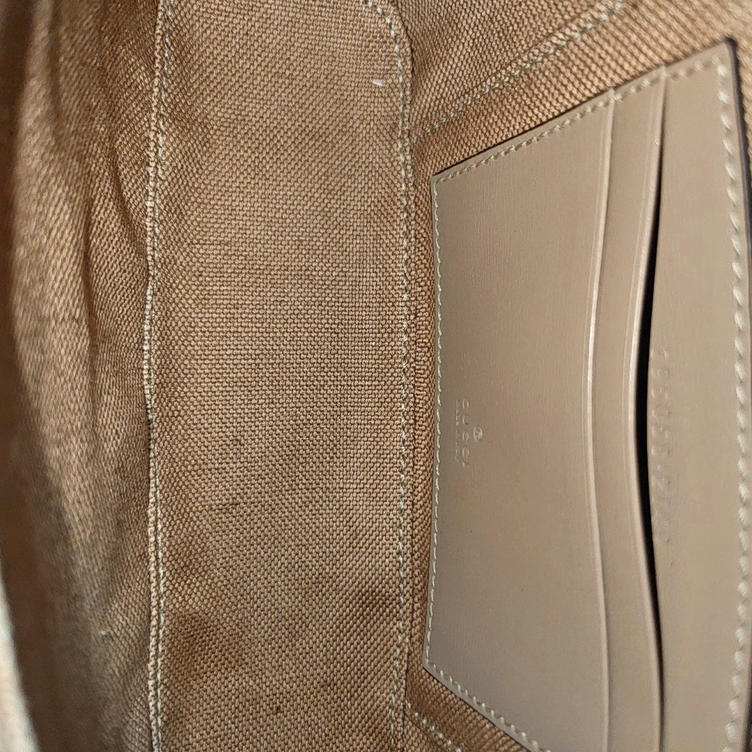 Authenticated pre-owned  Ophidia Super Mini Monogram Coated Canvas Grey - Shoulder Bag at Looply
