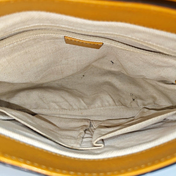 Monogram Calfskin Shoulder Bag Yellow