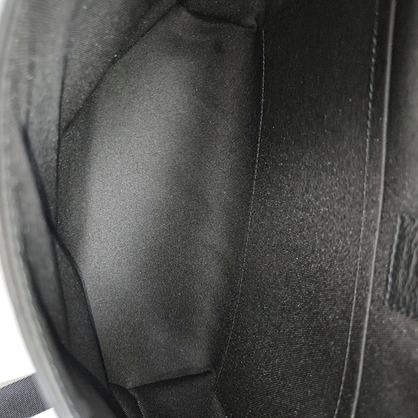Monogram Calfskin Shoulder Bag Black