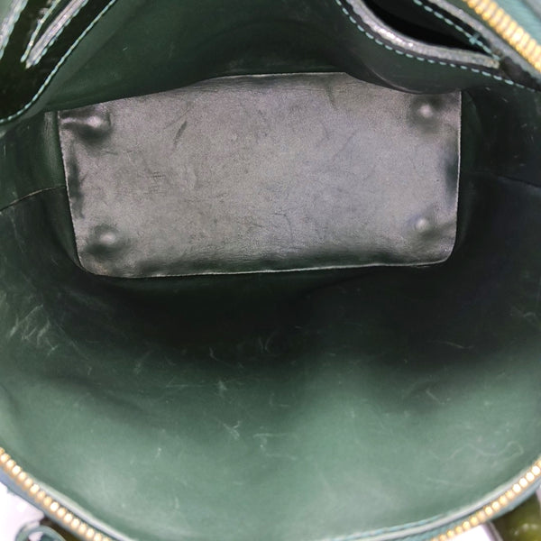 LOCKIT Monogram Patent Leather Green