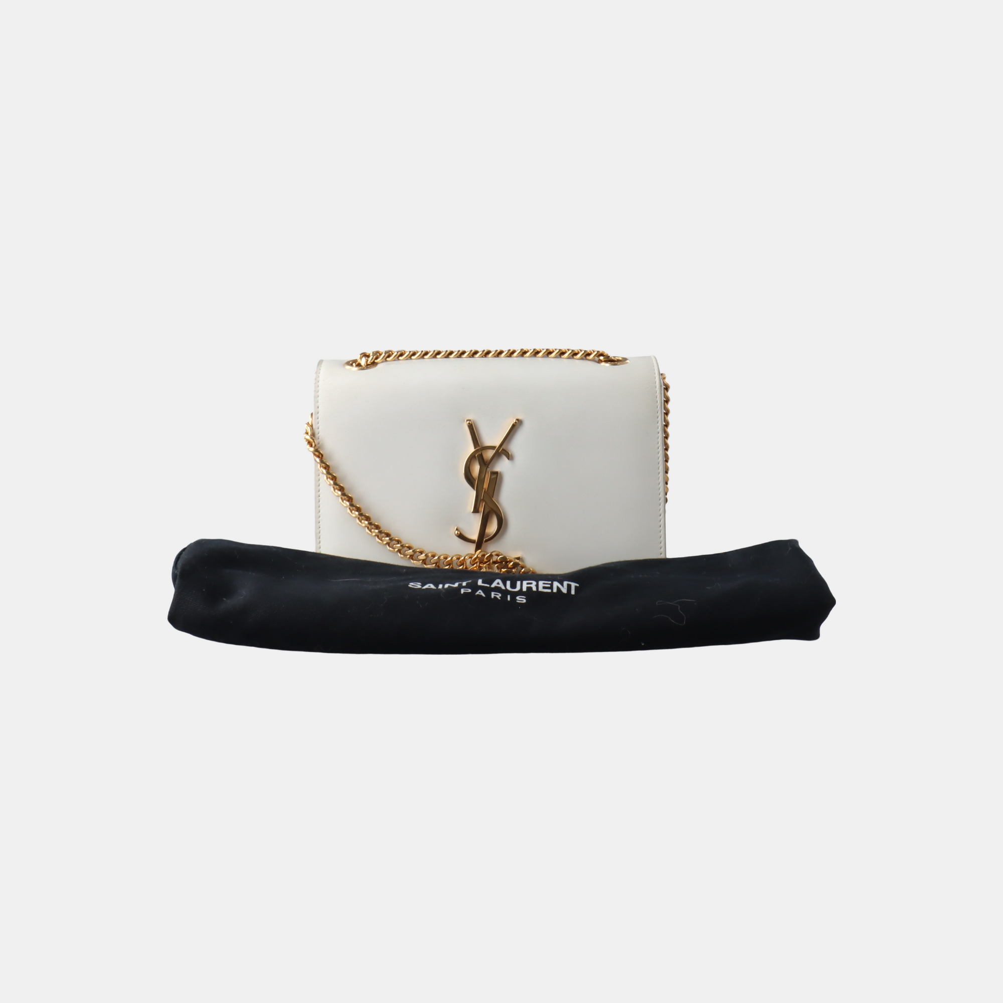 KATE Mini Calfskin White