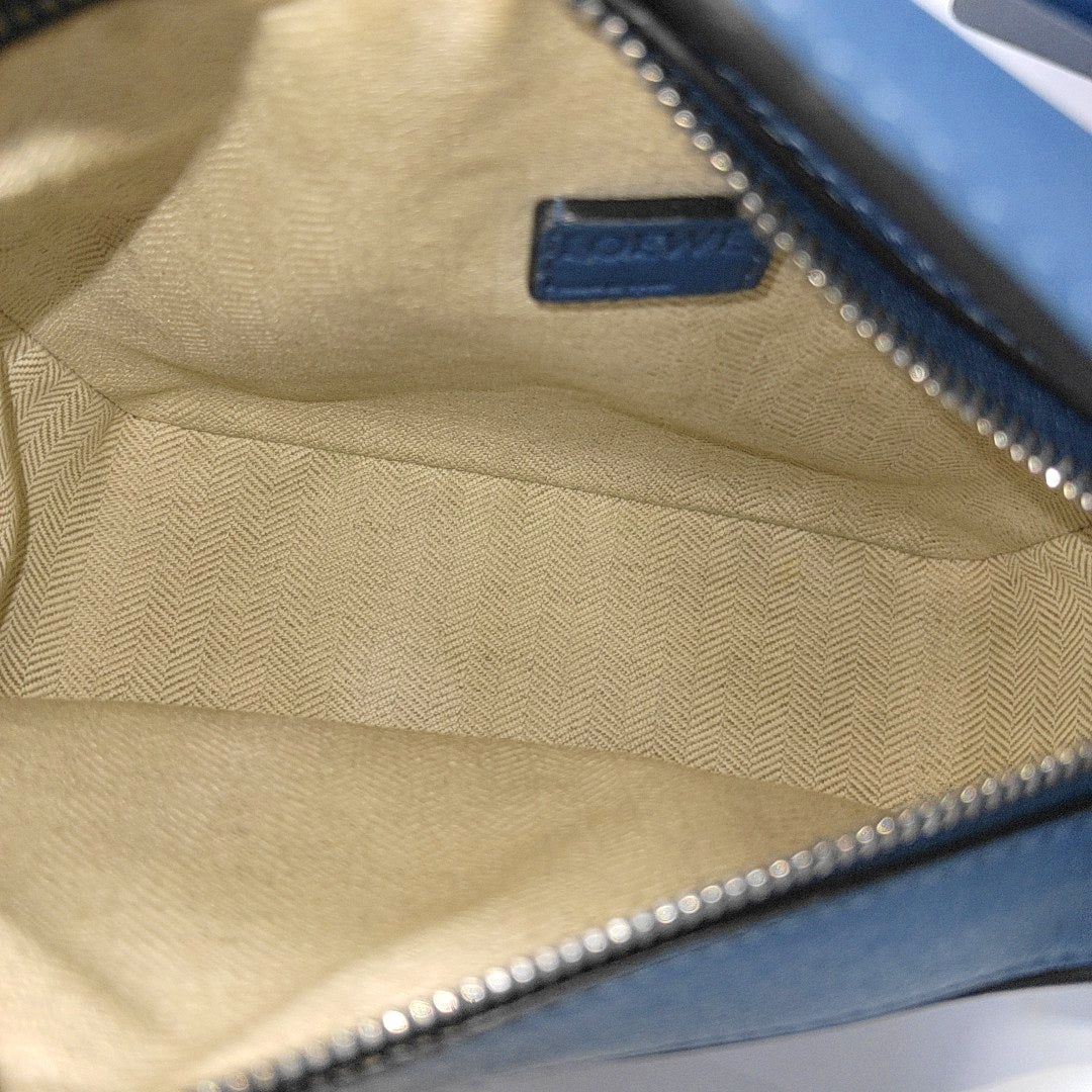 Puzzle Mini Calfskin Blue