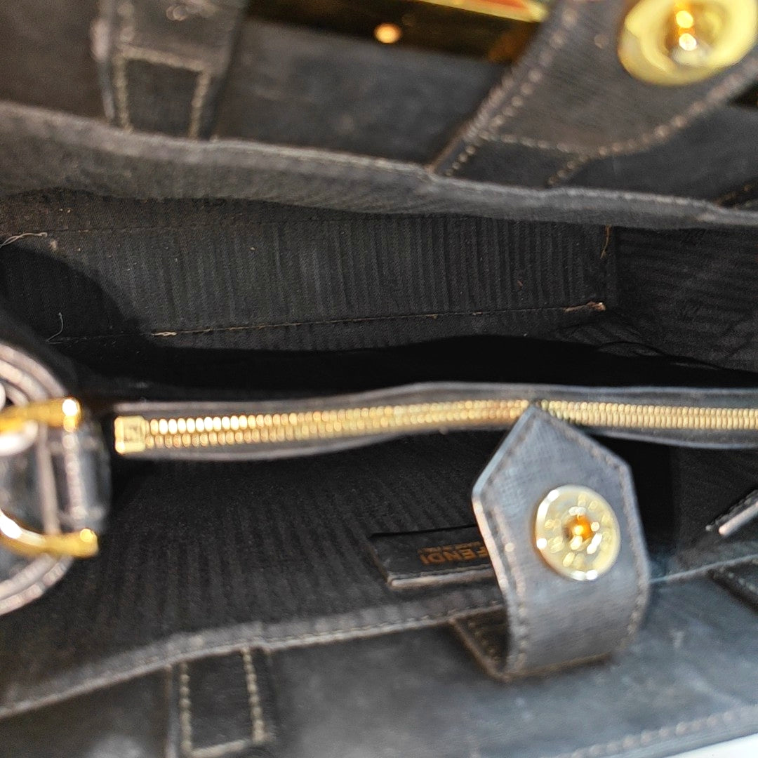 2 Jours Small Calfskin Black